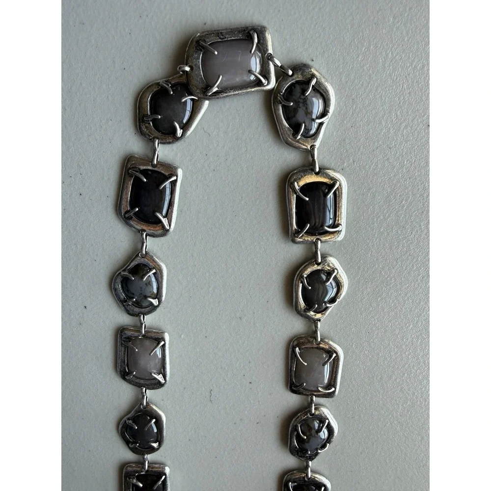 Free People Summer Solstice Stone Belt Volcanic Ash NWOT Adjustable
